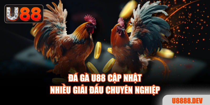 Đá gà U88 cập nhiều giải đấu chuyên nghiệp